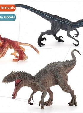 Tyrannosaurus Rex Velociraptor model ornaments static htoys