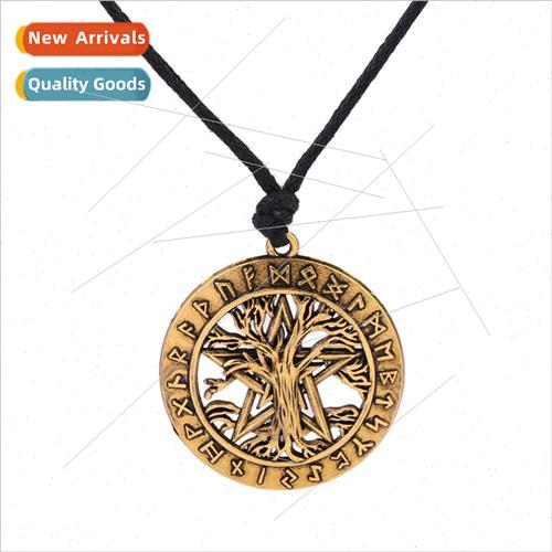 Eurographic cky Wealth Symbol Fortune Tree Alloy Necklace Am