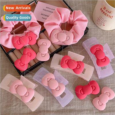 2024 hair accessories new spring festive jewelry red hair cl