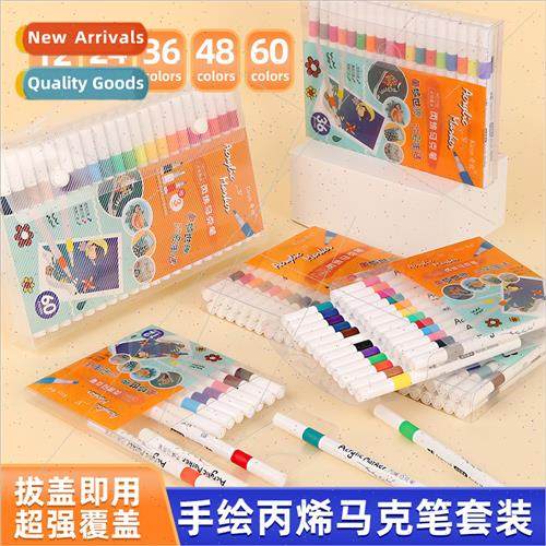 Acrylic markers color waterproquick-drying children hand-pai