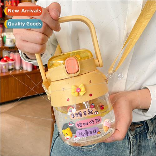 Water cup high color value girls 2022 new straw cup sports p