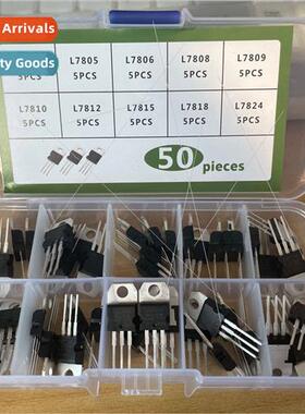50PCS TO-220 L7805-L7824 LM317T Three-terminal Voltage Regul