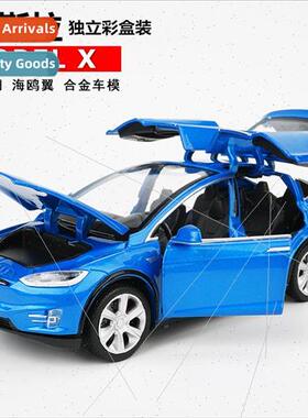 Bausch & Lomb 1:32 Tesla Model XS alloy car model simulation