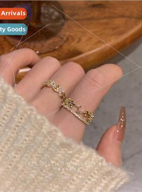 ins tide ring female niche fashion sense cold wind index fin