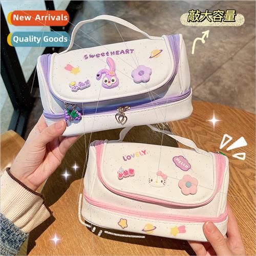 ins pen bag large capacy student stationery bag pencil case