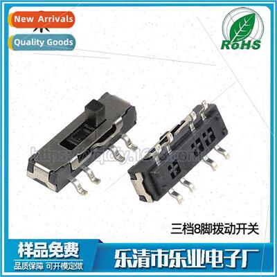 Double-row patch 3-step slide swch Headphone swch Vertical 8