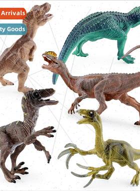 Animal Model Dinosaur  Solid Scytosaurus Double Crown Dinosa