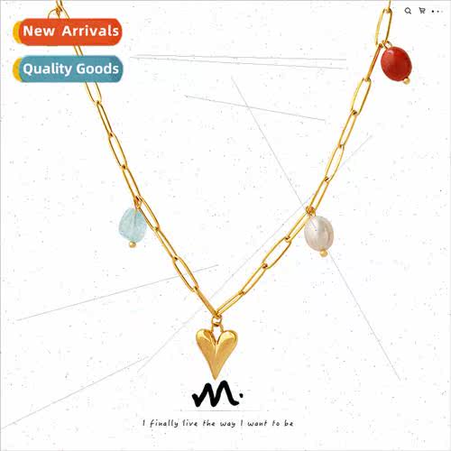 Creative che Hundreds wh Jewelry Gold-Plated Peach Heart Lot
