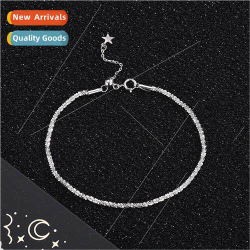 s925 silver Korea pentagram tassel full star bracelet female
