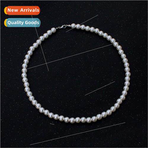 Europe faux pearl necklace ABS pearl necklace simple fashion