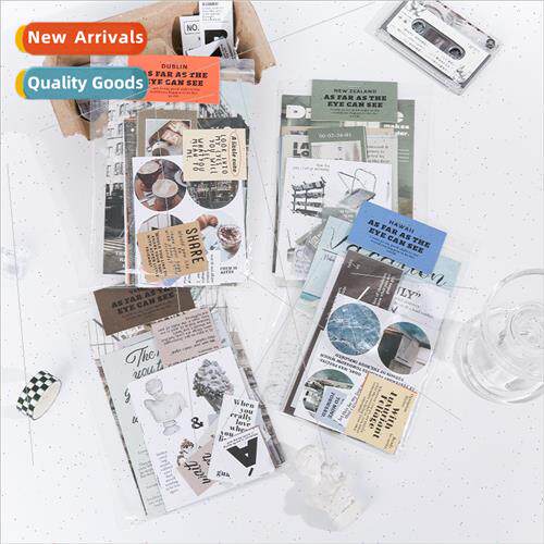 eye Korea material package lerary retro handbook material di