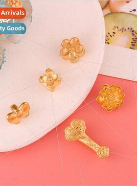 Bow peach small delicate spacer beads back through hole girl