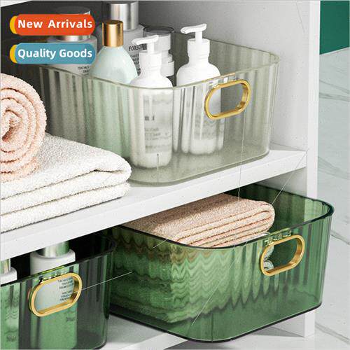 Transparent makeup organizer diamond pattern multifunctional