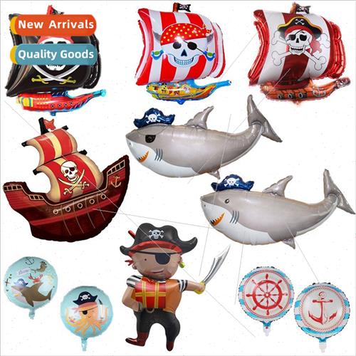 King Thieves pirate ship shark balloon children birthday par