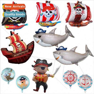 King Thieves pirate ship shark balloon children birthday par