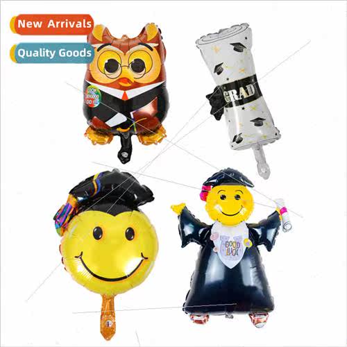 Small Owl Mini Aluminum Film Balloon Graduation Party Decora
