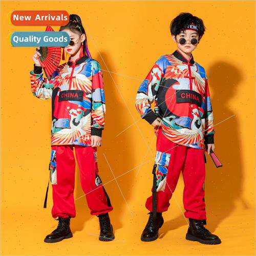 Childrens Chinese  chorus clothing national tide boys hip-ho