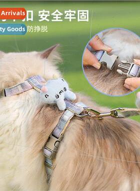 Cat leash anti-breakaway out special cat walking leash cat c