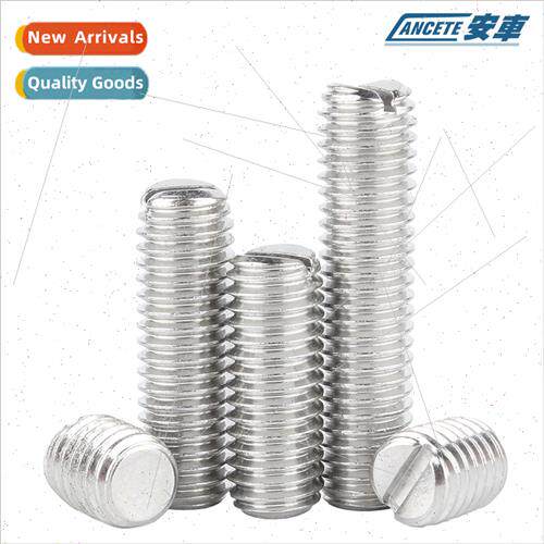 Onepcs flat head set screws 304 slotted headless screws mach