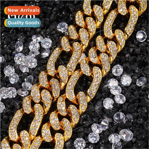 Hip Hop Men Necklace Hiphop Rap Rap Alloy wh Diamonds NK3:1