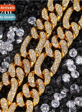 Hip Hop Men Necklace Hiphop Rap Rap Alloy wh Diamonds NK3:1