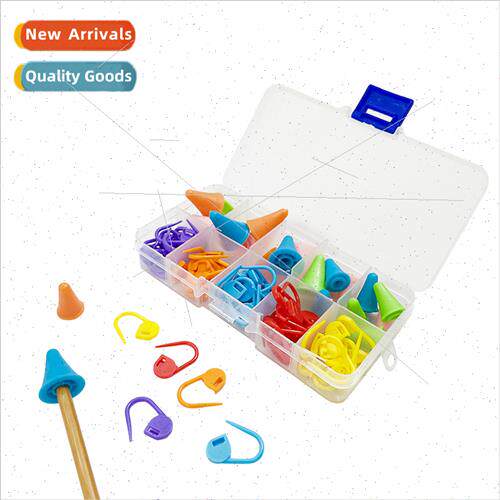 Sweater Needle Sleeve Needle Cap Rubber Knting Aid Candy Col