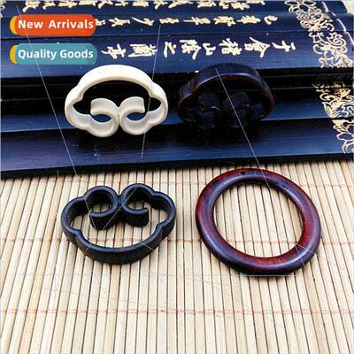 Boxwood auspicious clouds lock diy handmade car pendant rose