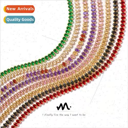 Europe does not lose color elegant pure color diamond zircon