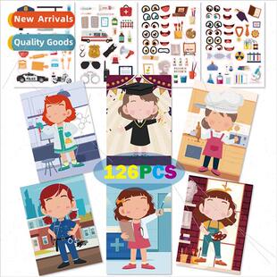 CM2209001 Career DIY Stickers Career Face Change Stickers St