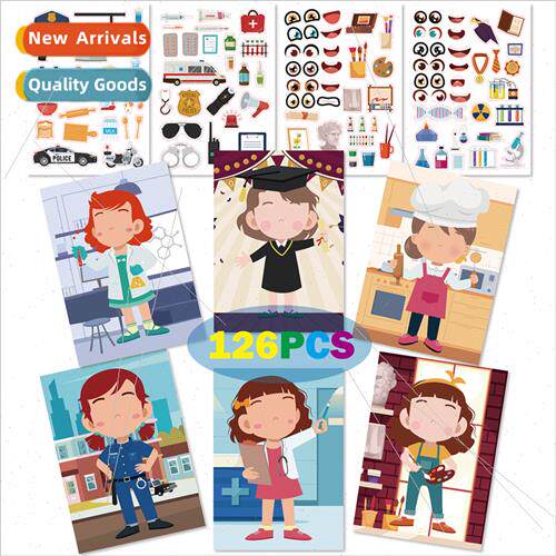 CM2209001 Career DIY Stickers Career Face Change Stickers St