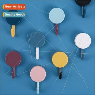 Household small sticky hooks cute adhesive dormory hooks wal