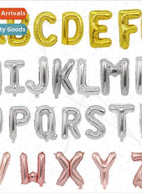 A-Z 16-inch Aluminum Alphabet Balloon Birthday Party Decorat