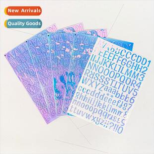 Number Stickers Phantom Color Vinyl -Adhesive WaterproDecora