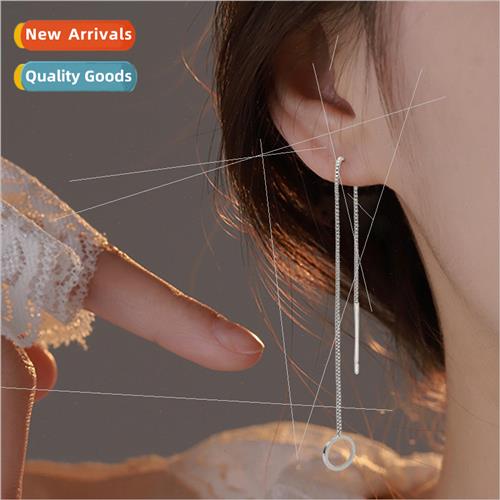 Korea fashion simple cold wind circle pendant long chain tas