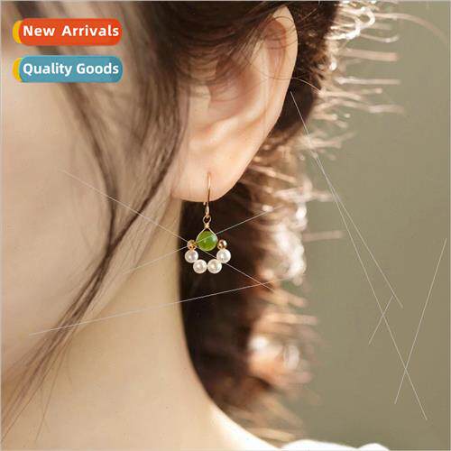2023 Retro small cat claw earrings female ancient hanfu long