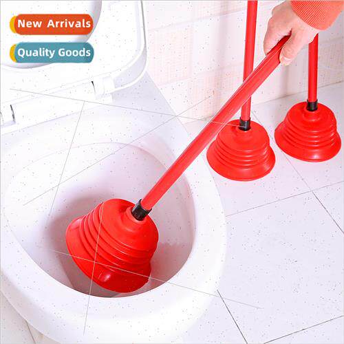 Toilet Suction Plunger Powerful Threaded Leather Plunger Lea