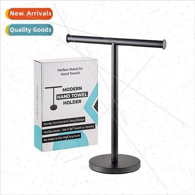 Towel Rack适用Bathroom Kitchen or Vanity Matte Black Counter