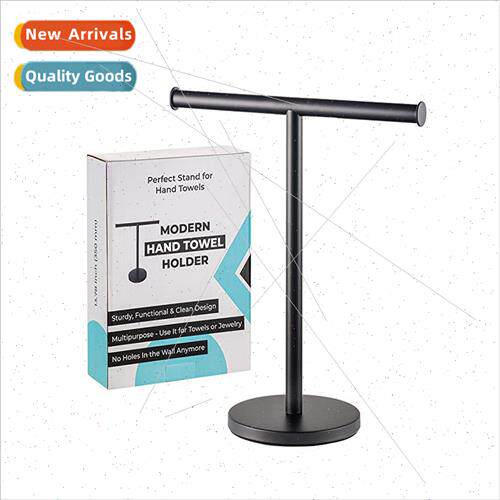 Towel Rack适用Bathroom Kitchen or Vanity Matte Black Counter