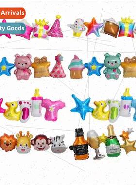 New baby onepcs birthday balloon children birthday party dec