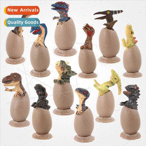 Jurassic Broken Shell Dinosaur Egg Model wh Base 12pcs Veloc
