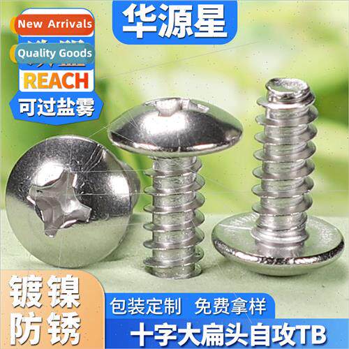 TB large flat head cross flat tail tapping screws mushroom h