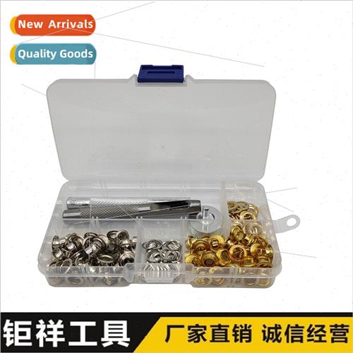 100pcs 400# Air Eyelet Cock Eye Button 6MM Set Installation