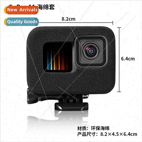 gopro 11/10 9 windshield sports camera sponge cover noise re
