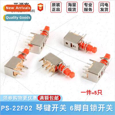 A03  Key Swch PS-22F02 Double Row 6-Pin -Locking Swch Keyboa