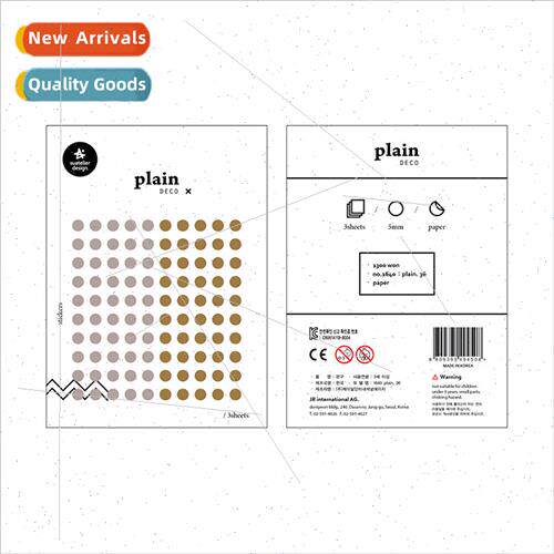 Korea polka dot 1640 hot gold hot silver mini markers sticke图片