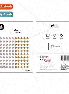 Korea polka dot 1640 hot gold hot silver mini markers sticke