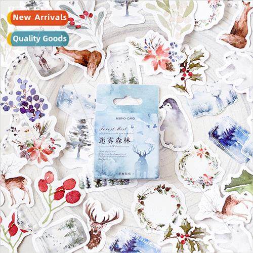 Boxed Stickers Misty Forest Stickers Handbook Album DIY Deco