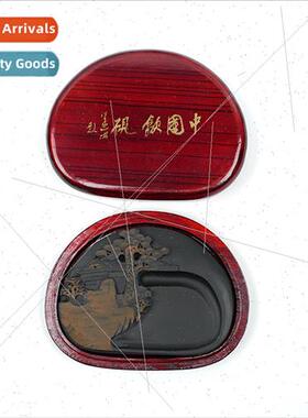 6-inch 7-inch 8-inch solid wood with lid ink stone ink stone