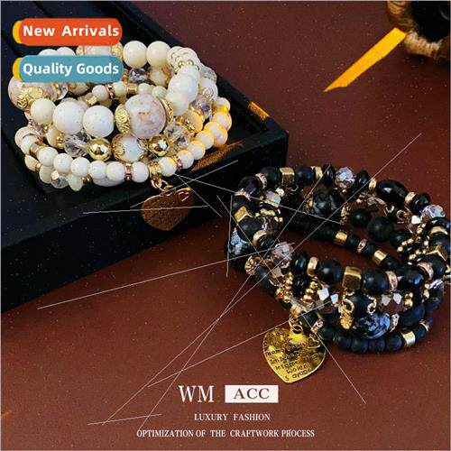 Diamonds love letters crystal beaded bracelet fashion bracel