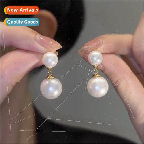 ins strong whe pearl earrings niche elegant size pearl earri